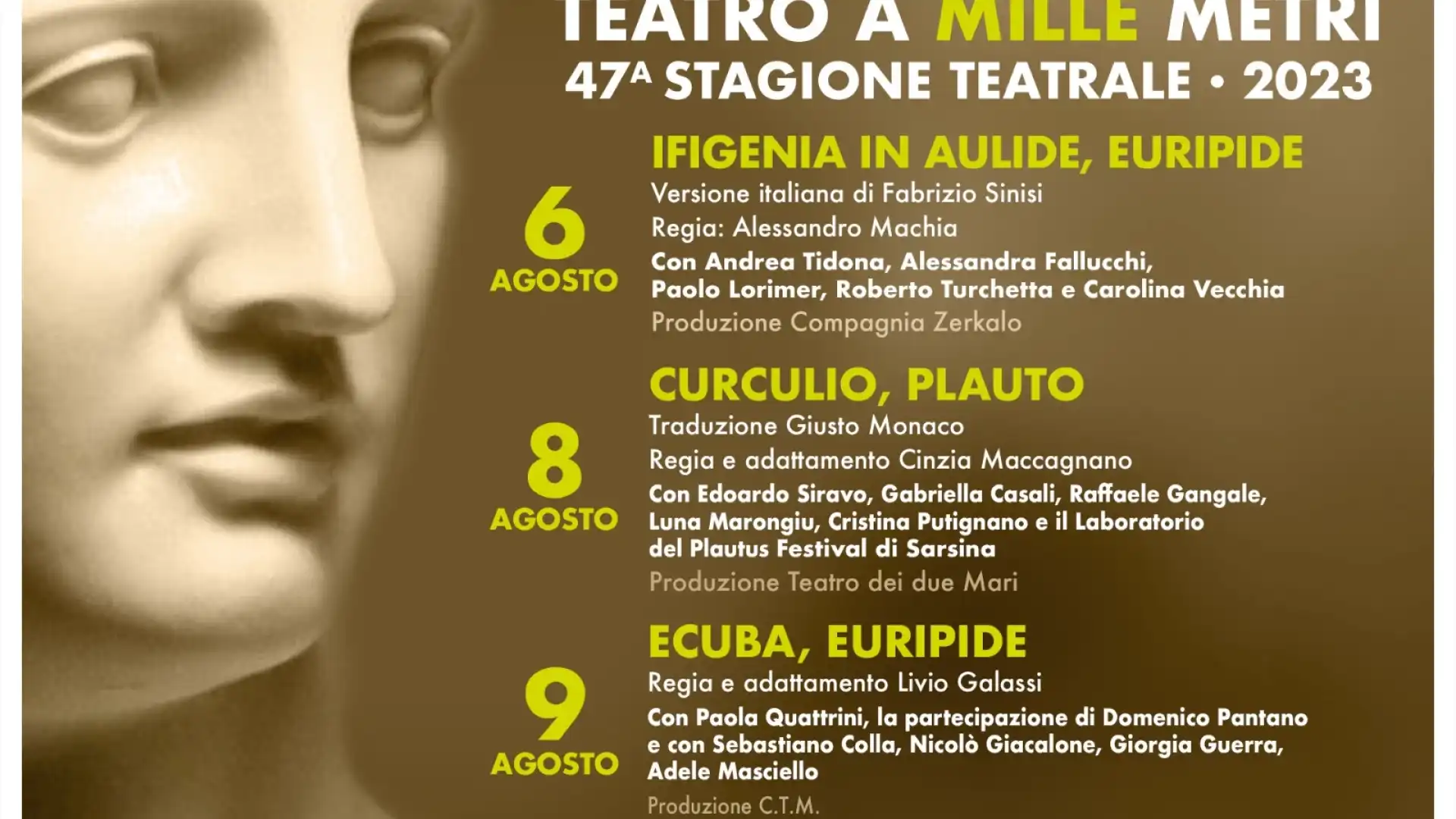 Pietrabbondante: il teatro a Mille Metri. Al va la 47°esima stagione teatrale in Alto Molise.